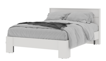 Кровать двуспальная Хелен белый (СтендМ) в Асбесте - asbest.mebel-e96.ru | фото