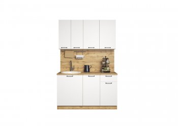 КУхонный гарнитур Хелмер 1400 мм (Сурская) в Асбесте - asbest.mebel-e96.ru