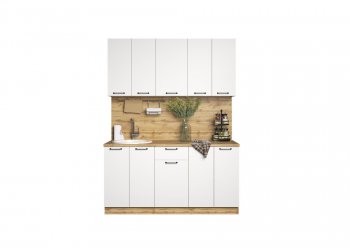 КУхонный гарнитур Хелмер 1600 мм (Сурская) в Асбесте - asbest.mebel-e96.ru
