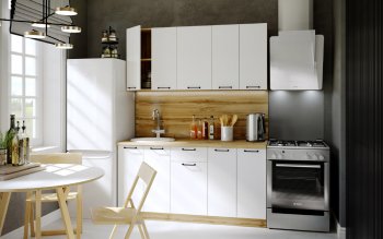 КУхонный гарнитур Хелмер 1600 мм (Сурская) в Асбесте - asbest.mebel-e96.ru