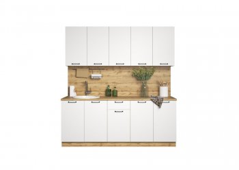 КУхонный гарнитур Хелмер 2000 мм (Сурская) в Асбесте - asbest.mebel-e96.ru