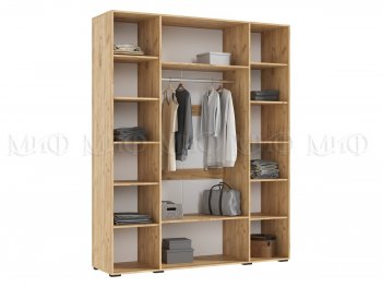 Шкаф 1800 мм Ирис с антресолью крафт/графит (Миф) в Асбесте - asbest.mebel-e96.ru