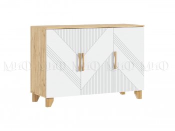 Спальный гарнитур Ирис крафт/белый, модульный (Миф) в Асбесте - asbest.mebel-e96.ru
