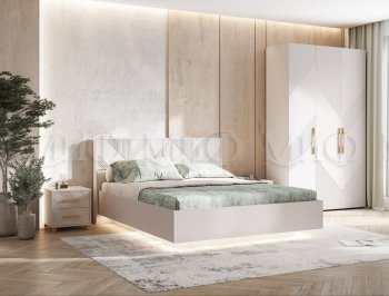 Спальный гарнитур Ирис кашемир, модульный (Миф) в Асбесте - asbest.mebel-e96.ru