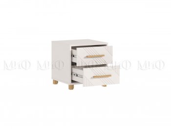 Тумба прикроватная Ирис кашемир, 2 шт (Миф) в Асбесте - asbest.mebel-e96.ru