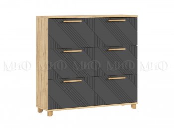 Обувница Ирис крафт/графит (Миф) в Асбесте - asbest.mebel-e96.ru