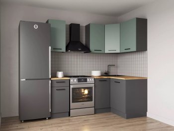 Кухонный гарнитур угловой Изумруд 2000х1200 в Асбесте - asbest.mebel-e96.ru