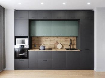 Кухонный гарнитур Изумруд 3400 мм (Санвут) в Асбесте - asbest.mebel-e96.ru
