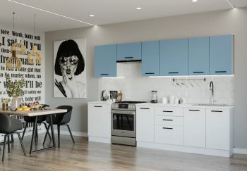 Кухонный гарнитур Капри 3000 мм ЛДСП/МДФ (Санвут) в Асбесте - asbest.mebel-e96.ru