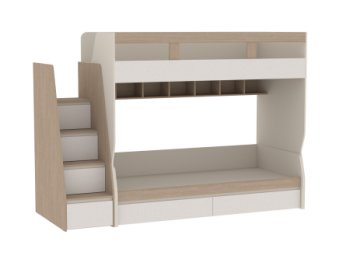 Набор детской мебели Каспер, модульный (СБК) в Асбесте - asbest.mebel-e96.ru