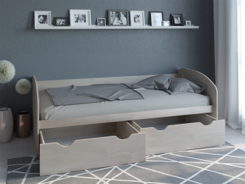 Кровать с ящиками КД-1.8 (Росток) в Асбесте - asbest.mebel-e96.ru