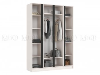 Шкаф 1600 мм 4-х створчатый Келвин кашемир (Миф) в Асбесте - asbest.mebel-e96.ru