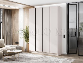 Шкаф 1600 мм 4-х створчатый Келвин кашемир (Миф) в Асбесте - asbest.mebel-e96.ru