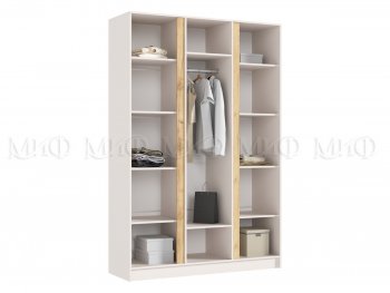 Шкаф 1500 мм 3-х створчатый Келвин кашемир (Миф) в Асбесте - asbest.mebel-e96.ru