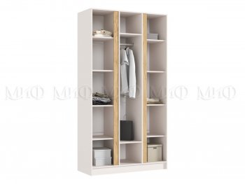 Шкаф 1200 мм 3-х ств. Келвин кашемир (Миф) в Асбесте - asbest.mebel-e96.ru
