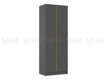 Шкаф 800 мм 2-х ств. Келвин графит  (Миф) в Асбесте - asbest.mebel-e96.ru