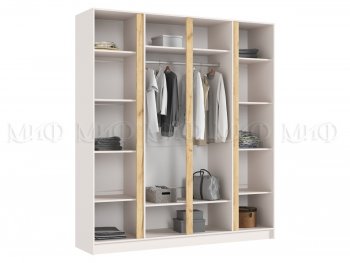 Шкаф 2000 мм 4-х ств. Келвин кашемир (Миф) в Асбесте - asbest.mebel-e96.ru