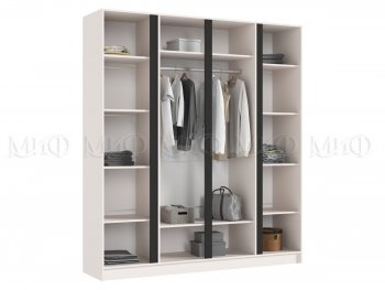 Шкаф 2000 мм 4-х ств. Келвин кашемир (Миф) в Асбесте - asbest.mebel-e96.ru
