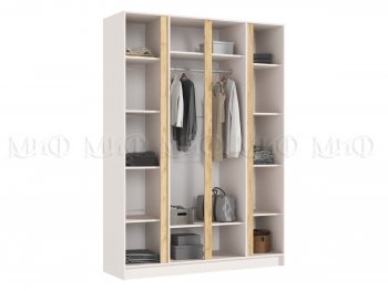 Шкаф 1600 мм 4-х створчатый Келвин кашемир (Миф) в Асбесте - asbest.mebel-e96.ru