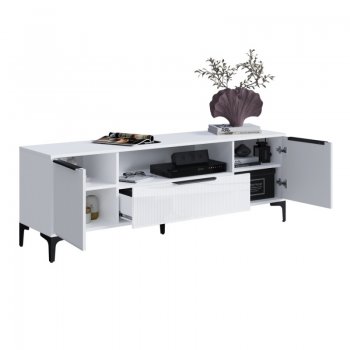 Тумба ТВ на 1650 Кимберли белый (Handis) в Асбесте - asbest.mebel-e96.ru