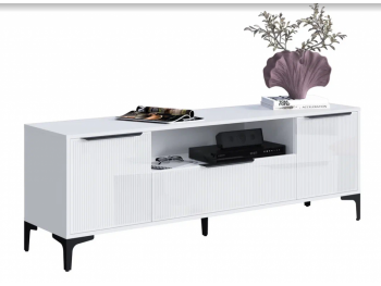 Тумба ТВ на 1650 Кимберли белый (Handis) в Асбесте - asbest.mebel-e96.ru