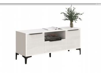 Тумба ТВ на 1350 Кимберли белый (Handis) в Асбесте - asbest.mebel-e96.ru