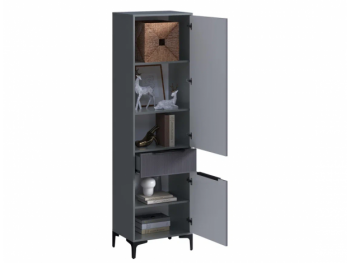 Пенал 550 мм Кимберли графит (Handis) в Асбесте - asbest.mebel-e96.ru