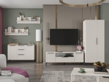 Стенка Кимберли кашемир, модульная (Handis) в Асбесте - asbest.mebel-e96.ru