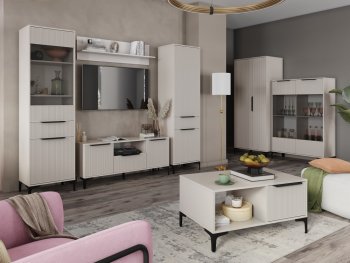 Стенка Кимберли кашемир, модульная (Handis) в Асбесте - asbest.mebel-e96.ru