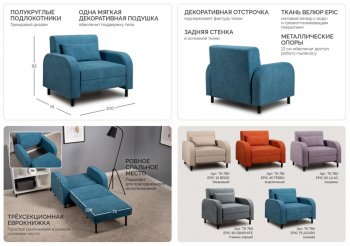 Кресло-кровать Киото (НиК) в Асбесте - asbest.mebel-e96.ru