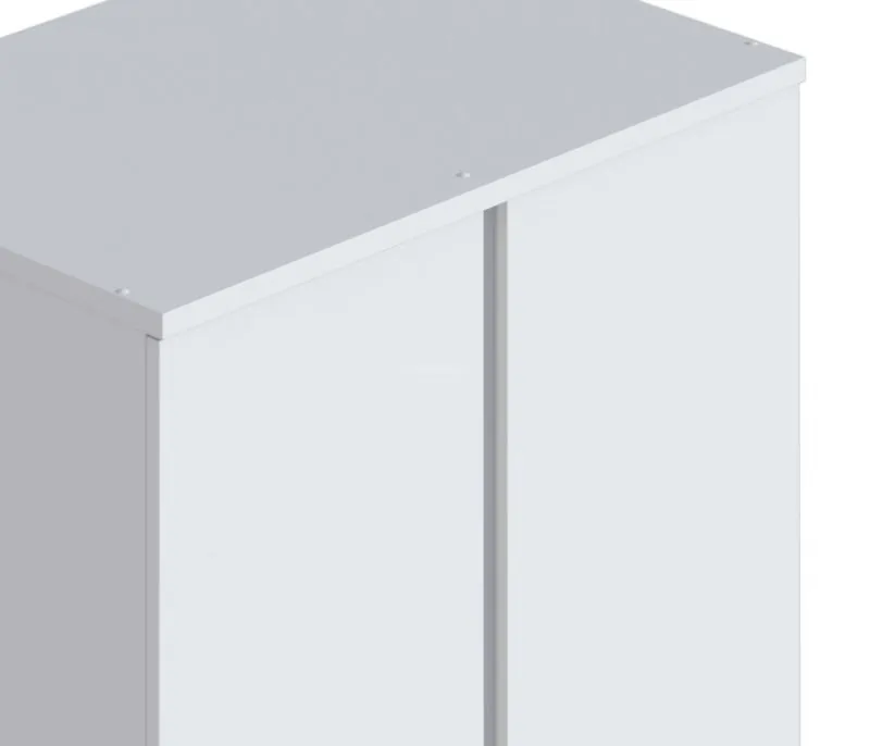 Шкаф 800 мм 2 дверный Кито СБ-2309 (Белый) (СП) в Асбесте - asbest.mebel-e96.ru