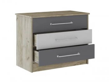 Комод Колибри Лофт серый (Текс) в Асбесте - asbest.mebel-e96.ru