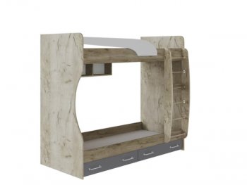 Набор детской мебели Колибри Лофт серый (Текс) в Асбесте - asbest.mebel-e96.ru