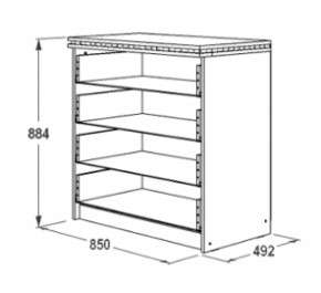 Комод Ольга-13 в Асбесте - asbest.mebel-e96.ru