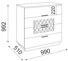 Комод Тиффани М23 (Риннер) в Асбесте - asbest.mebel-e96.ru