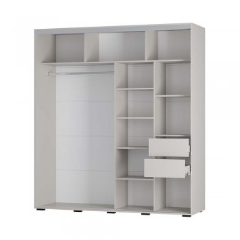 Шкаф-купе Крафт-6 кашемир 2000 мм (БТС) в Асбесте - asbest.mebel-e96.ru