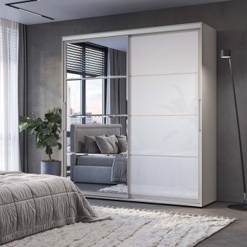 Шкаф-купе Крафт-6 кашемир 2000 мм (БТС) в Асбесте - asbest.mebel-e96.ru