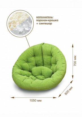 Кресло для отдыха Форест (велюр текстура лайм) в Асбесте - asbest.mebel-e96.ru