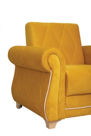 Кресло для отдыха Порто (велюр киви куркума / микровельвет крем) в Асбесте - asbest.mebel-e96.ru