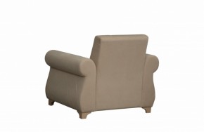Кресло для отдыха Порто (велюр текстура латте / микровельвет крем) в Асбесте - asbest.mebel-e96.ru