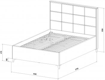 Кровать с подъемным механизмом Мега синий (Лин) в Асбесте - asbest.mebel-e96.ru