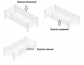 Кровать 2-х ярусная Сонечка с бортиками (лестница наклонная) в Асбесте - asbest.mebel-e96.ru