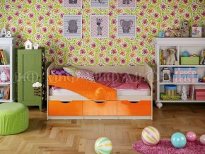 Кровать Бабочки (Оранжевый металлик) 1800 в Асбесте - asbest.mebel-e96.ru