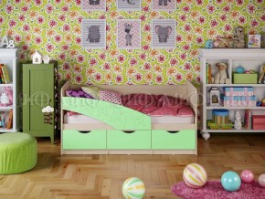 Кровать Бабочки (Салатовый матовый) 1600 в Асбесте - asbest.mebel-e96.ru