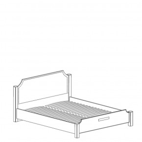 Кровать двойная 1600 Адель 452 (Яна) в Асбесте - asbest.mebel-e96.ru