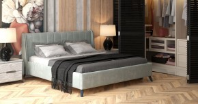 Кровать с подъемным механизмом Мелисса 1600 (серебристый серый) (НиК) в Асбесте - asbest.mebel-e96.ru