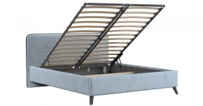 Кровать с подъемным механизмом Миа 1600 (стальной светло-серый) (НиК) в Асбесте - asbest.mebel-e96.ru