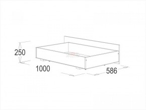 Кровать двойная Ольга 1Н + 2-а ящика (1600*2000) в Асбесте - asbest.mebel-e96.ru