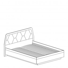 Кровать двуспальная 1600 Дели 75 (яна) в Асбесте - asbest.mebel-e96.ru