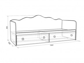 Кровать Фэнтези (800*1900) (Мебельсон) в Асбесте - asbest.mebel-e96.ru